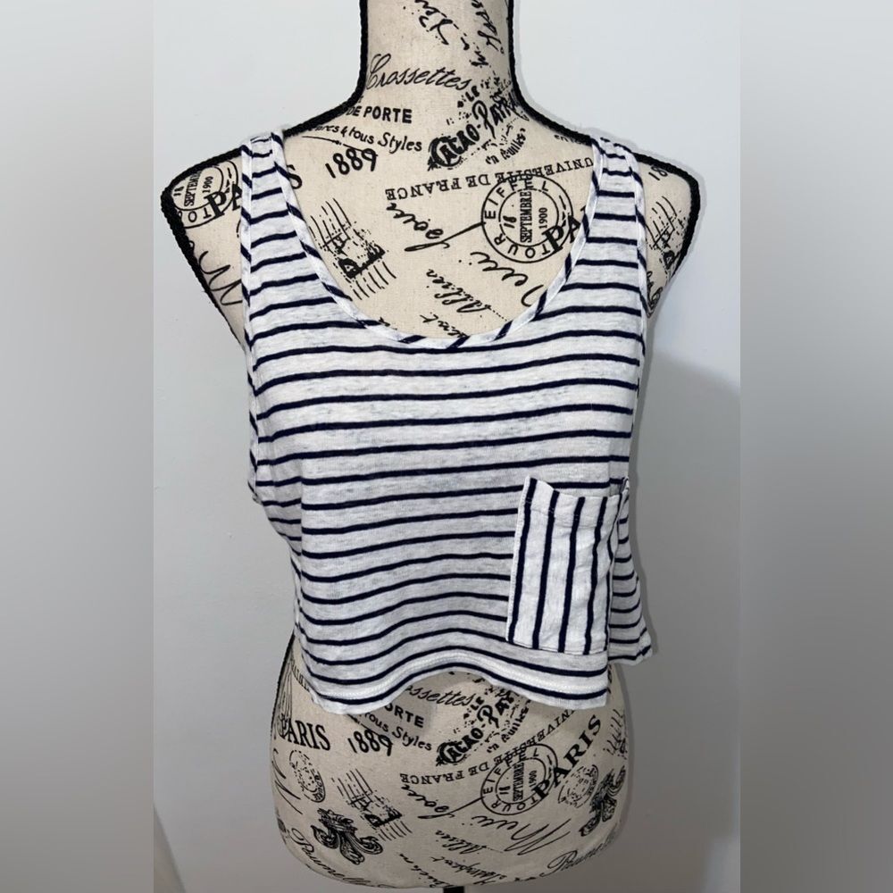 Forever 21 Forever 21 Striped Crop Tank Top